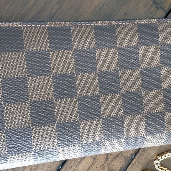 Louis Vuitton brown Damier men's wallet with chain - Picture 8 of 9